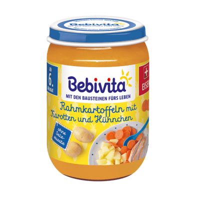 Bebivita Картофи, моркови и пиле 190 г