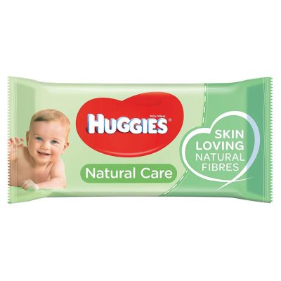 Huggies Мокри кърпички Natural Care 56 броя