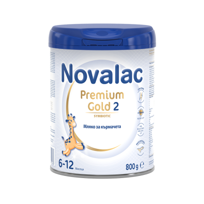 Novalac Premium Gold 2 адаптирано мляко 800гр.