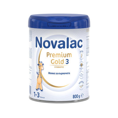 Novalac Premium Gold 3 адаптирано мляко 800гр.